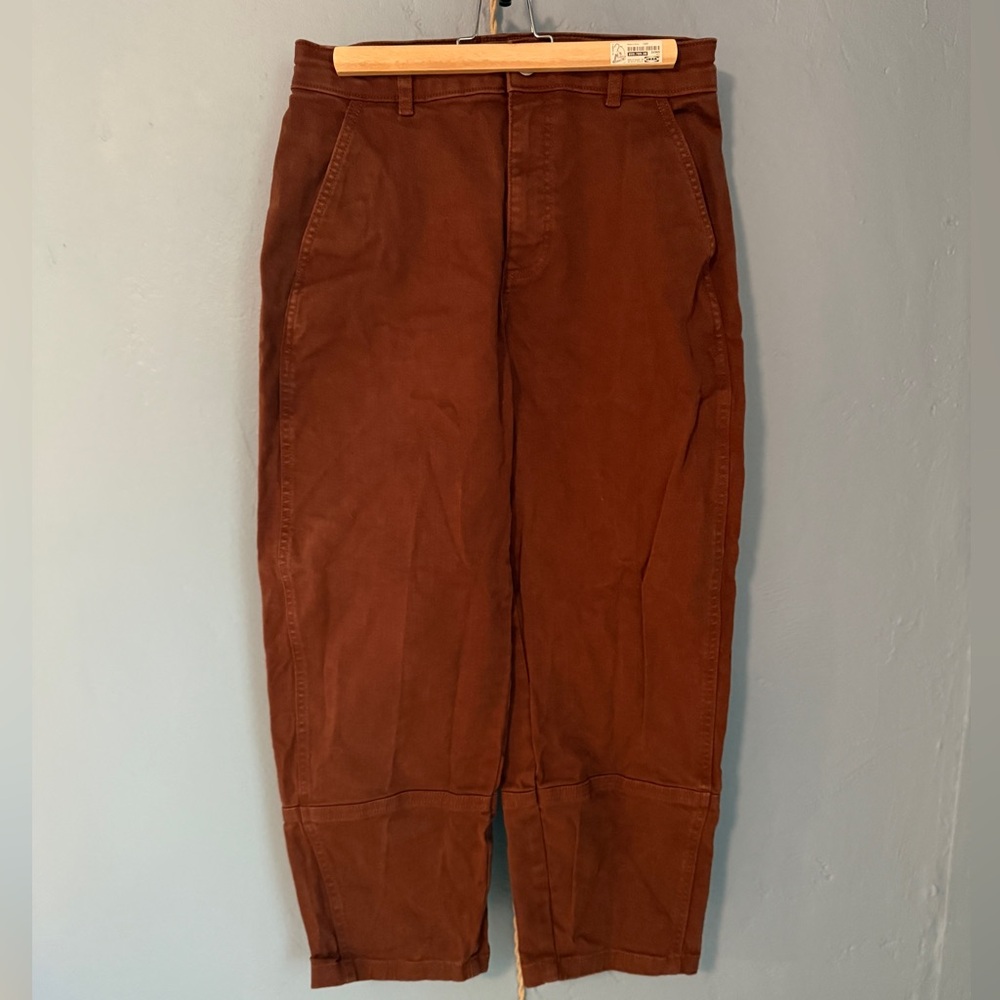 Everlane Utility Barrel Pant in Rosewood Sz 8